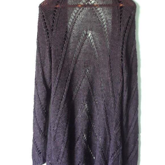 Vintage Boho Knit Open Cardigan Revolution by Ricki's XL - Picture 5 of 8